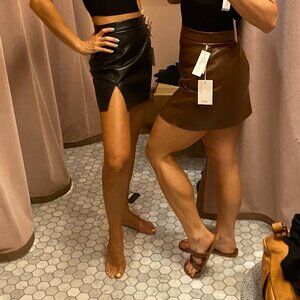 Aritzia Patio Mini Skirt (Vegan Leather)